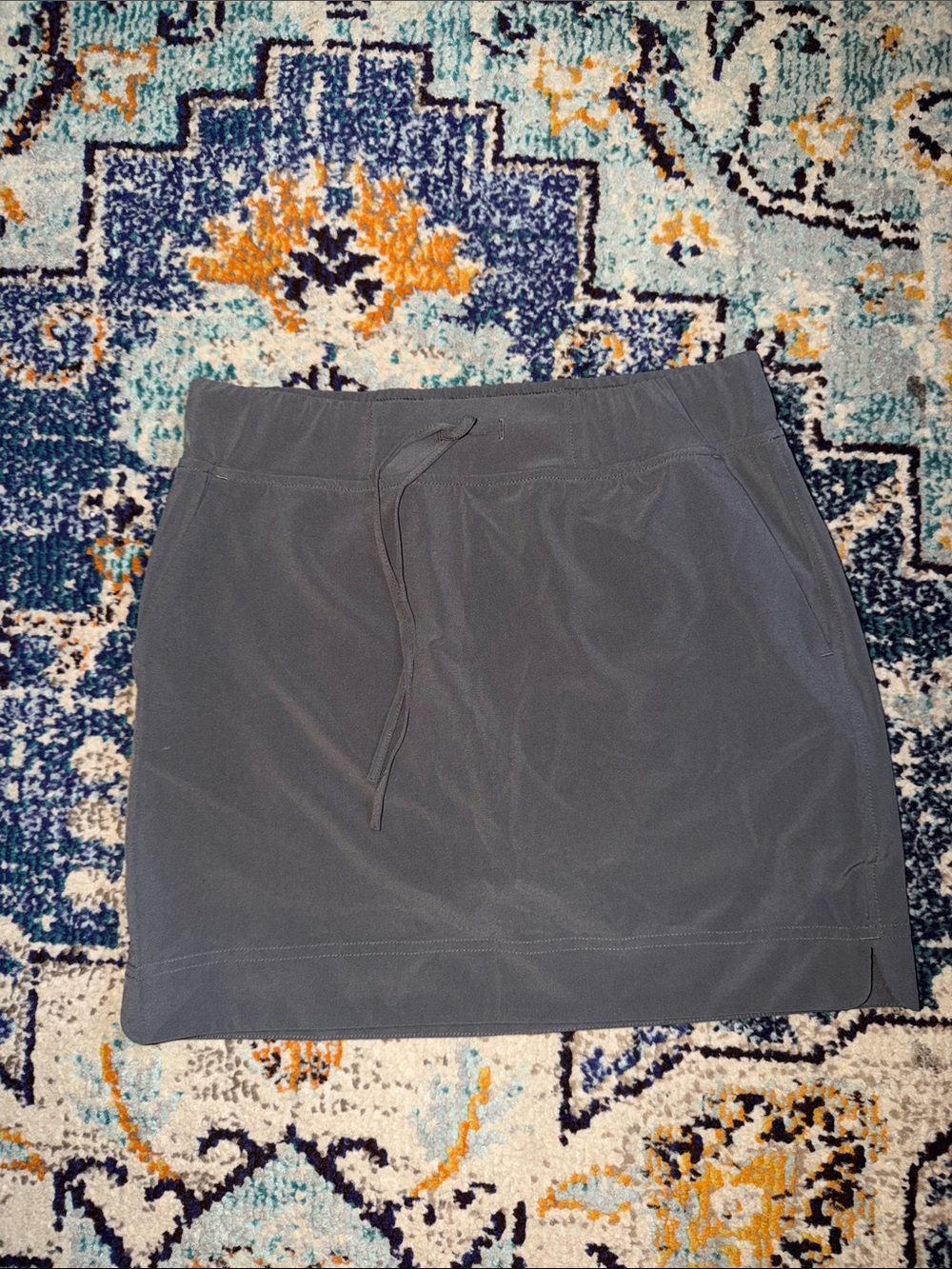 J. Jill Casual Elastic Waist Gray Skort